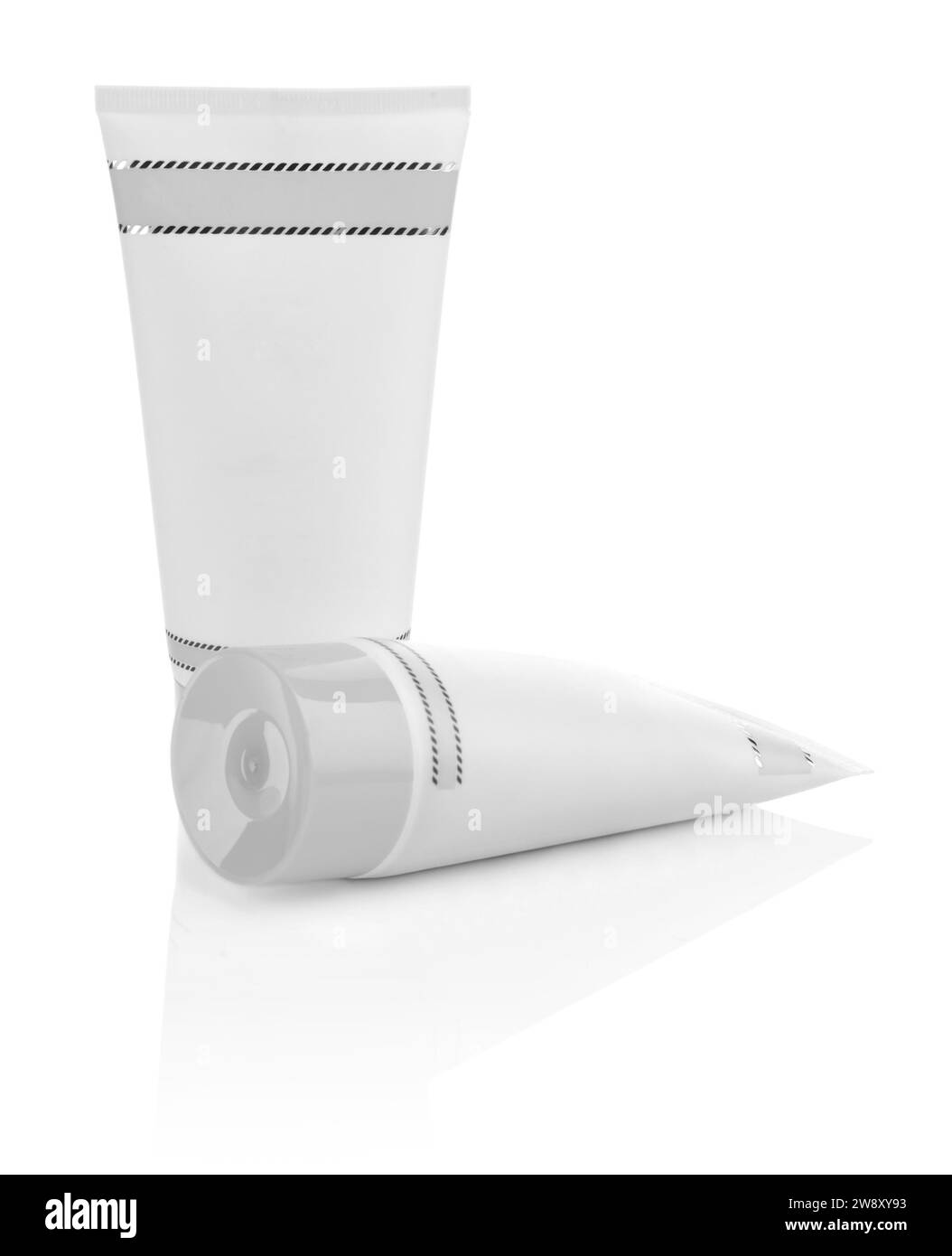 Tubes gris Banque D'Images