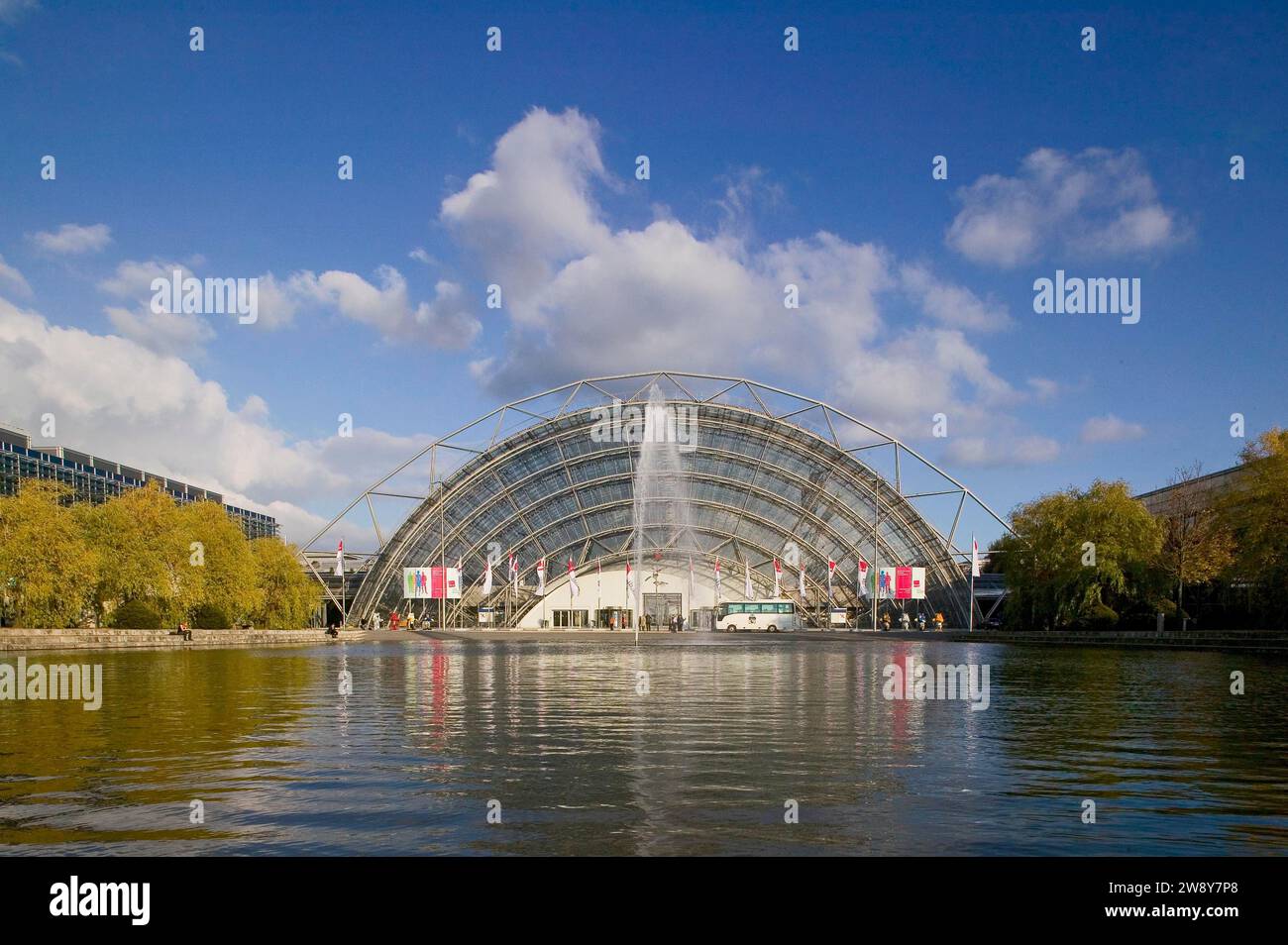 Leipzig nouveau centre des expositions Banque D'Images