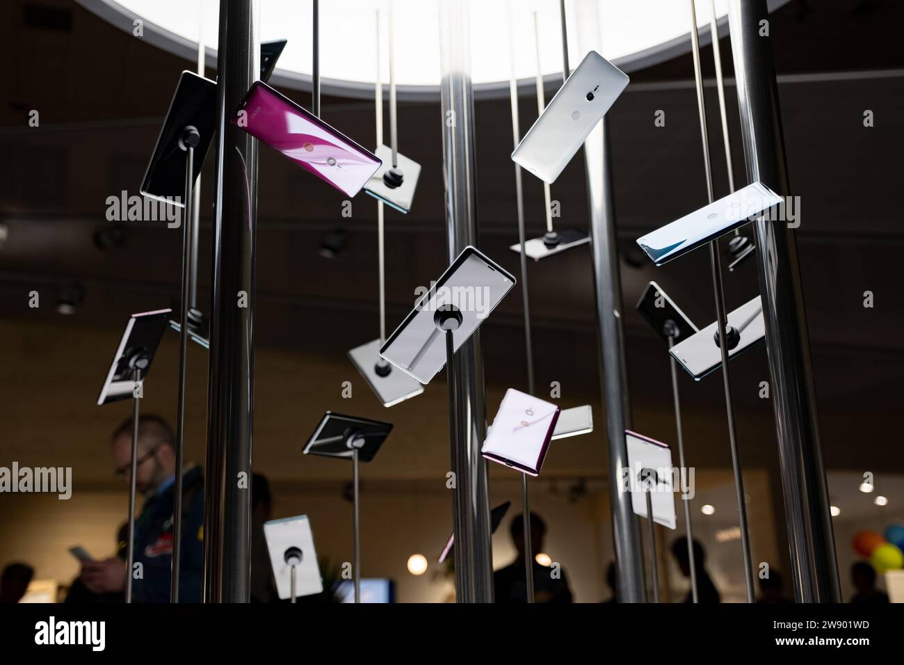 HCMC, VN - décembre 2023. Smartwatch Sony Xperia XZ3 Banque D'Images