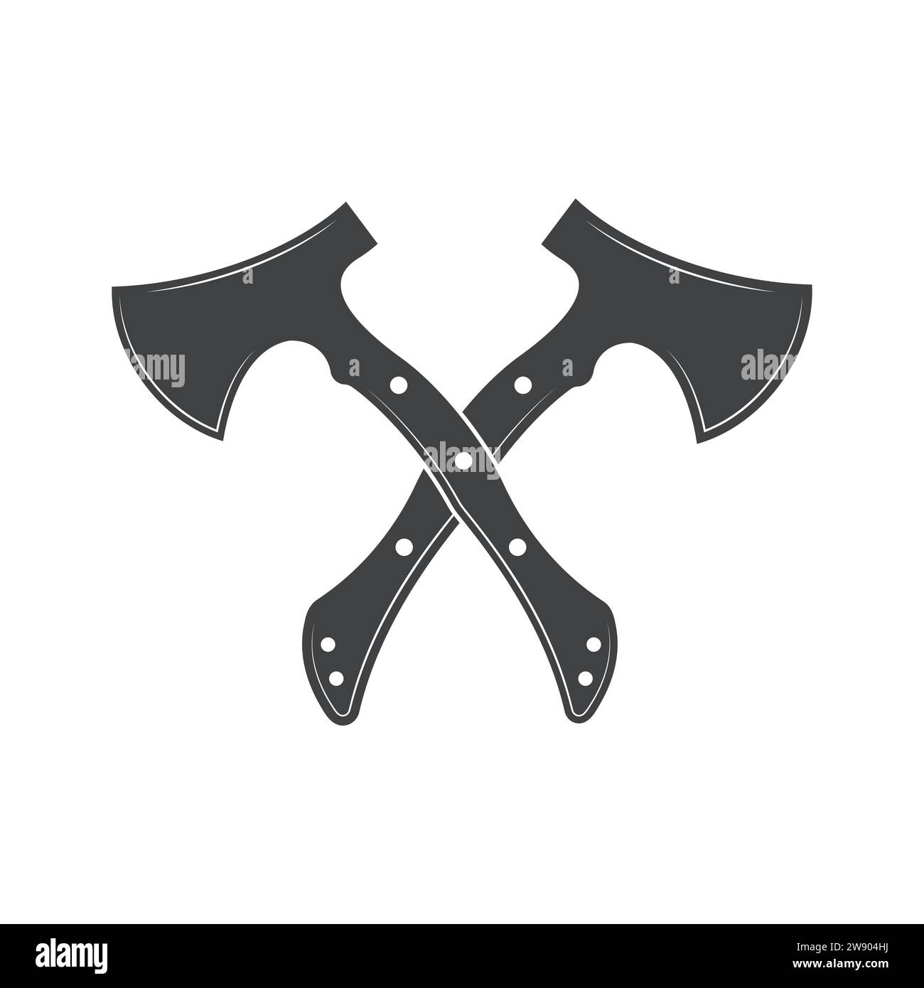 Axe, axe de pompier croisé, axe croisé, Lumberjack, axe logo, axe croisé, fichiers axe pour Cricut Illustration de Vecteur