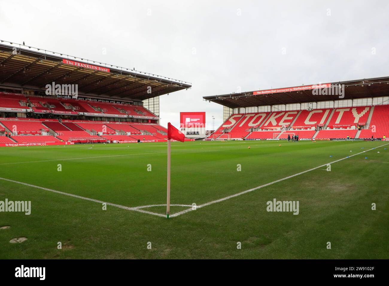 Vue intérieure du stade Bet365 avant le Sky Bet Championship Match Stoke City vs Millwall au stade Bet365, Stoke-on-Trent, Royaume-Uni, 23 décembre 2023 (photo de Conor Molloy/News Images) Banque D'Images