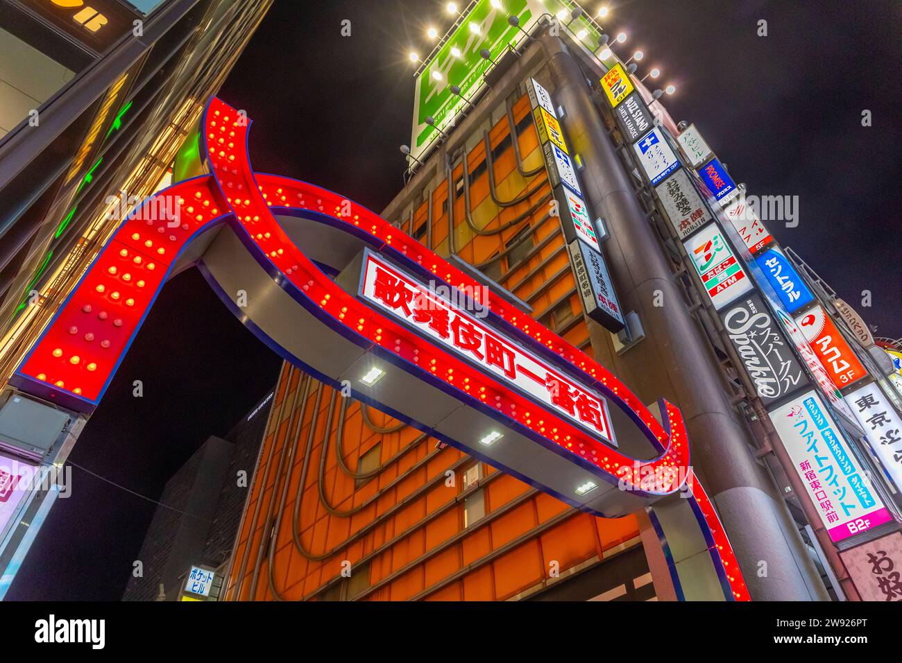 Red Light District, Shinjuku, Tokyo, Japon Banque D'Images