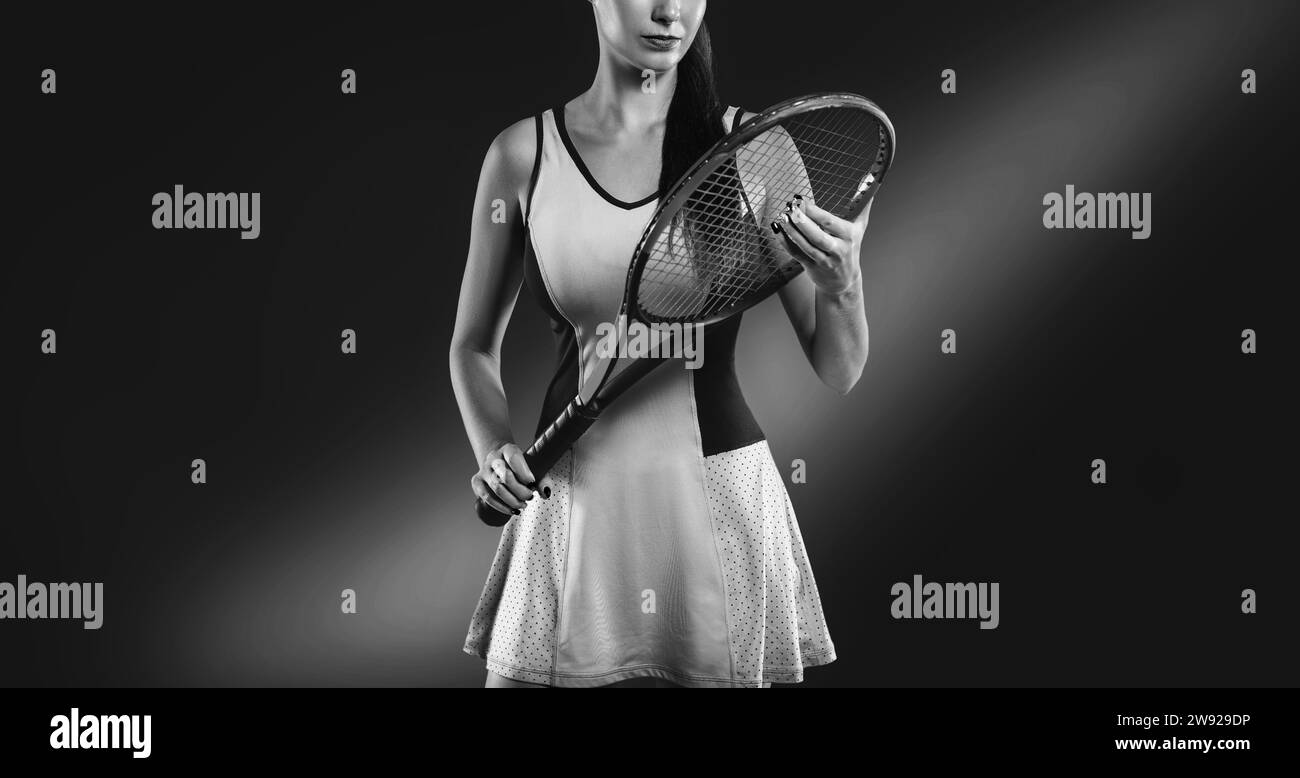 Aucune image de nom d'un joueur de tennis. Concept sportif. Supports mixtes Banque D'Images