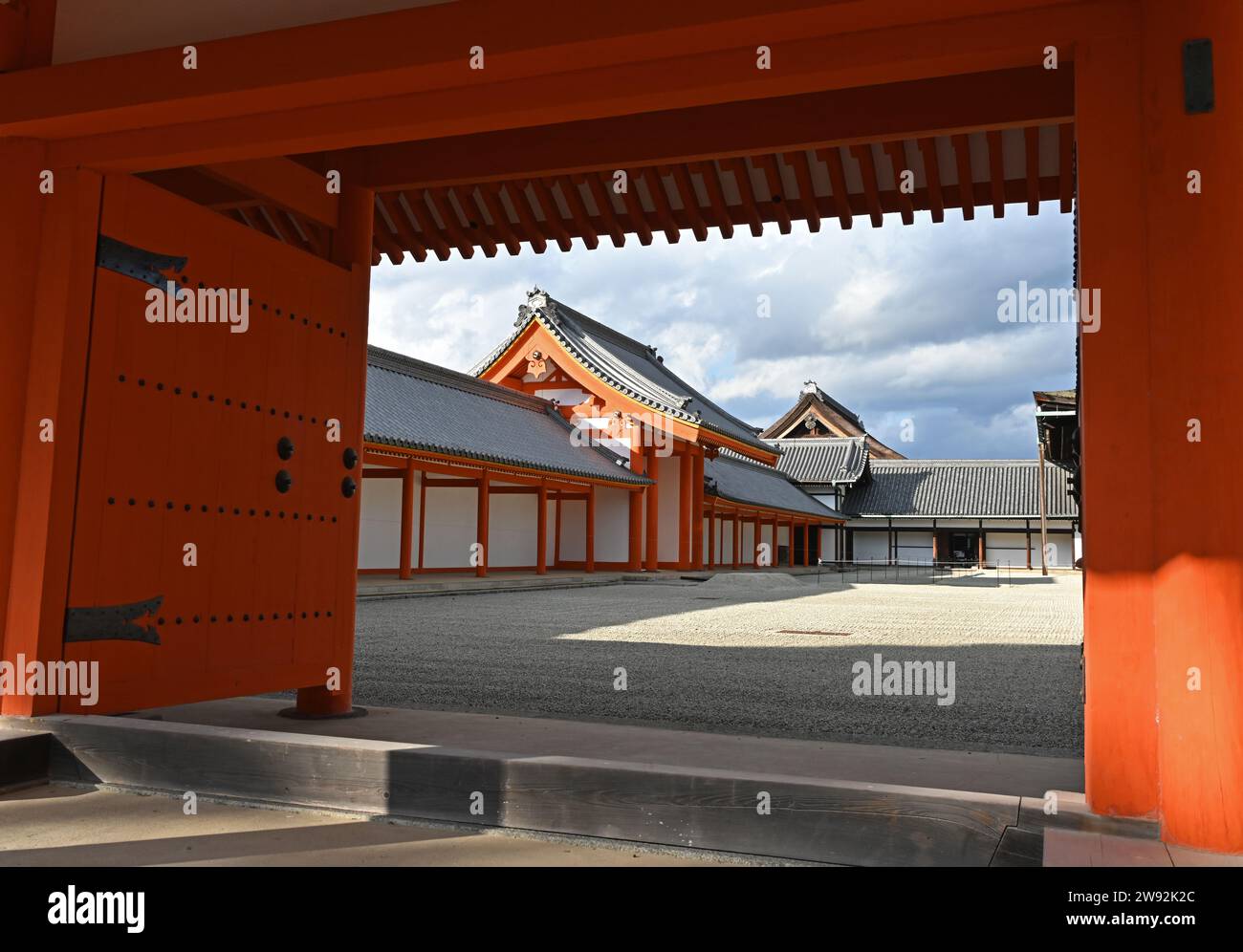 Le Palais Impérial de Kyoto Banque D'Images