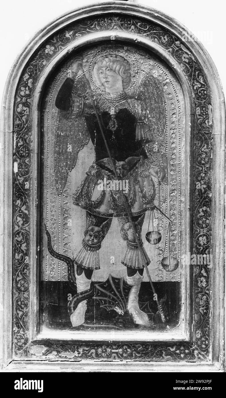 Saint Michel 1907 de Neroccio de' Landi Banque D'Images