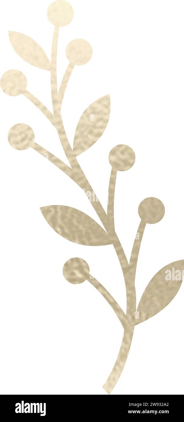 Séparateur de texte, bordure, bordure de texte, or avec fond transparent Illustration de Vecteur