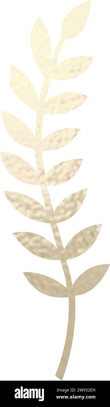 Séparateur de texte, bordure, bordure de texte, or avec fond transparent Illustration de Vecteur