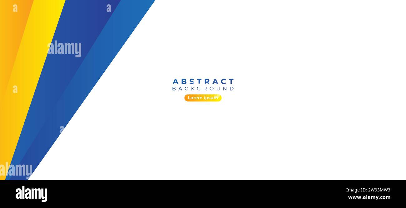 illustration vectorielle de fond bleu jaune géométrique. Costume pour bannière, brochure, couverture, flyer, affiche. Illustration de Vecteur