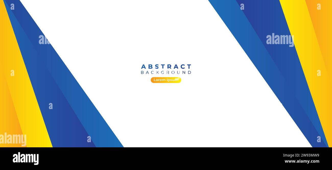 illustration vectorielle de fond bleu jaune géométrique. Costume pour bannière, brochure, couverture, flyer, affiche. Illustration de Vecteur