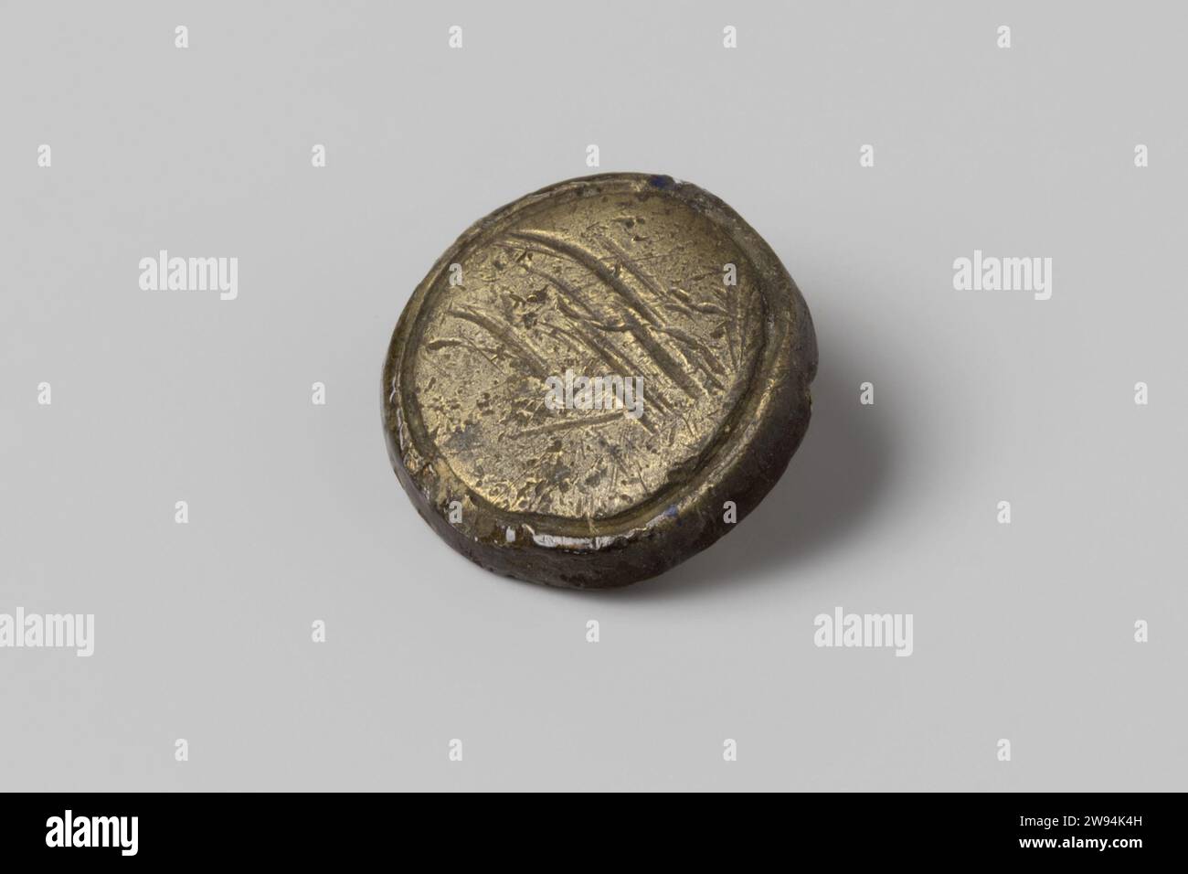 Button from the Wreck of the East Indians Hollandia, Anonyme, 1700 - in ou before 1743 Button Knoop. (1) sim. NG 1980-27H1306 (1.6d) tige cassée pays-Bas cuivre (métal) deuxième Banque D'Images