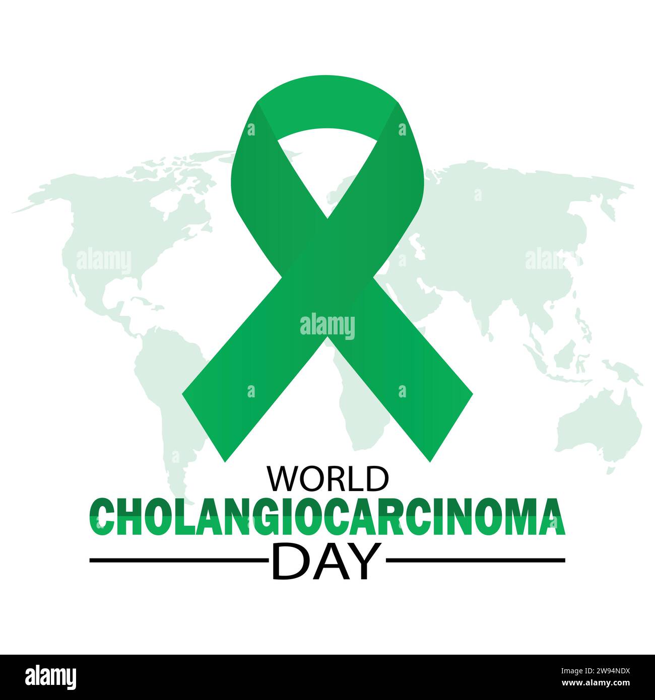 Illustration du vecteur de la Journée mondiale du cholangiocarcinome. Convient pour carte de voeux, affiche et bannière. Illustration de Vecteur