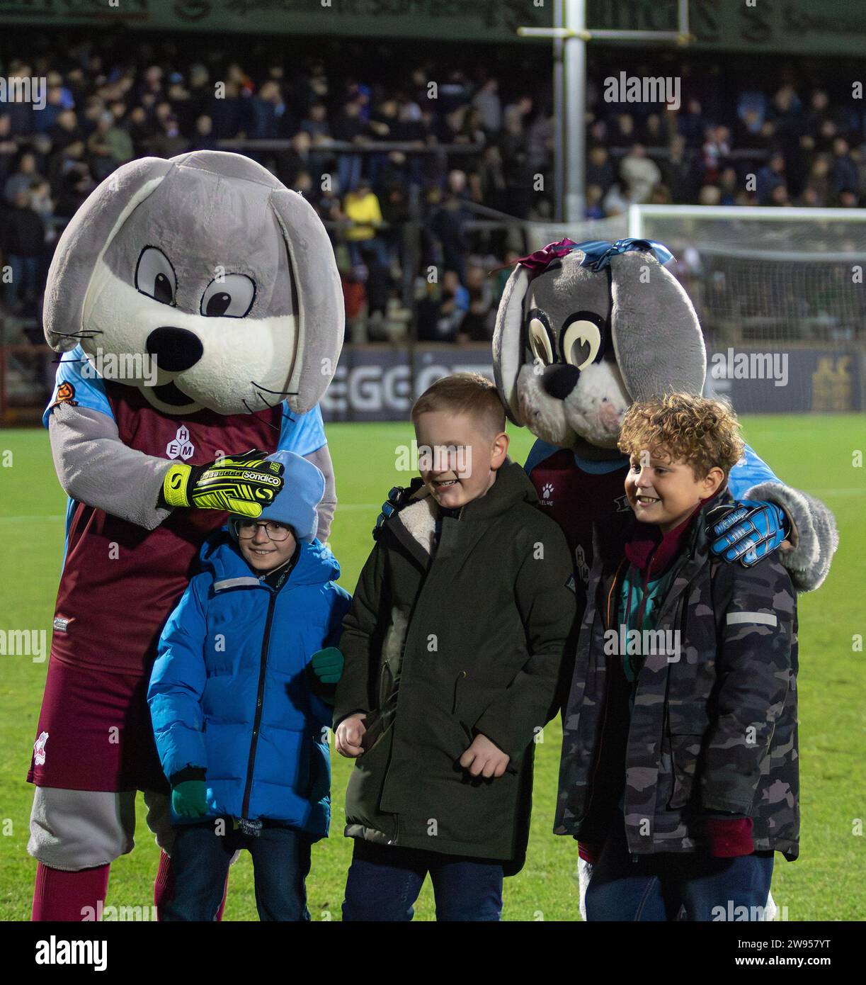Scunthorpe United vs Solihull Moors FA Trophy, Glanford Park, Scunthorpe, North Lincolnshire, Angleterre 08.12.2023 Banque D'Images