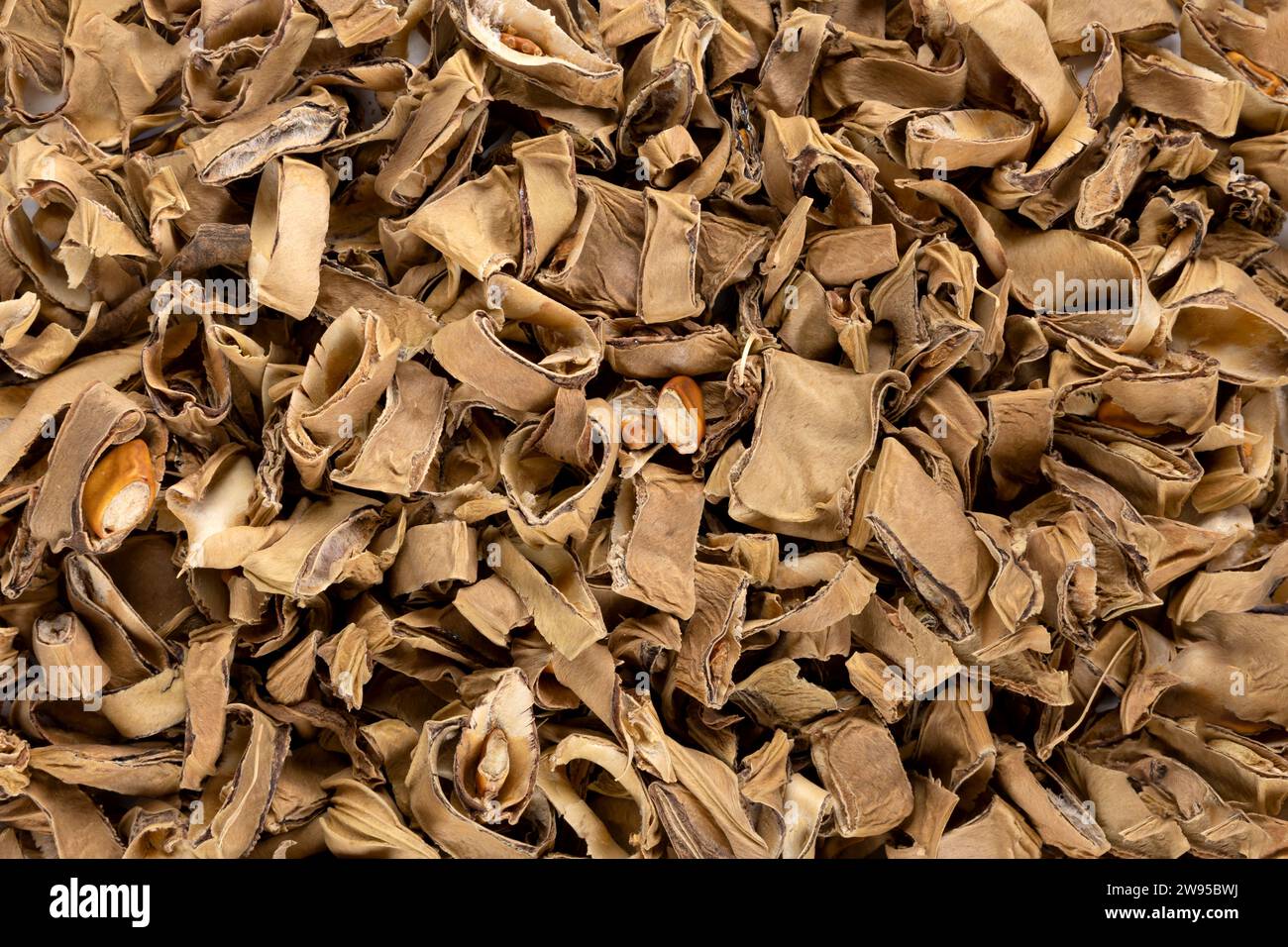 Haricots noirs séchés, un thé traditionnel coréen Banque D'Images