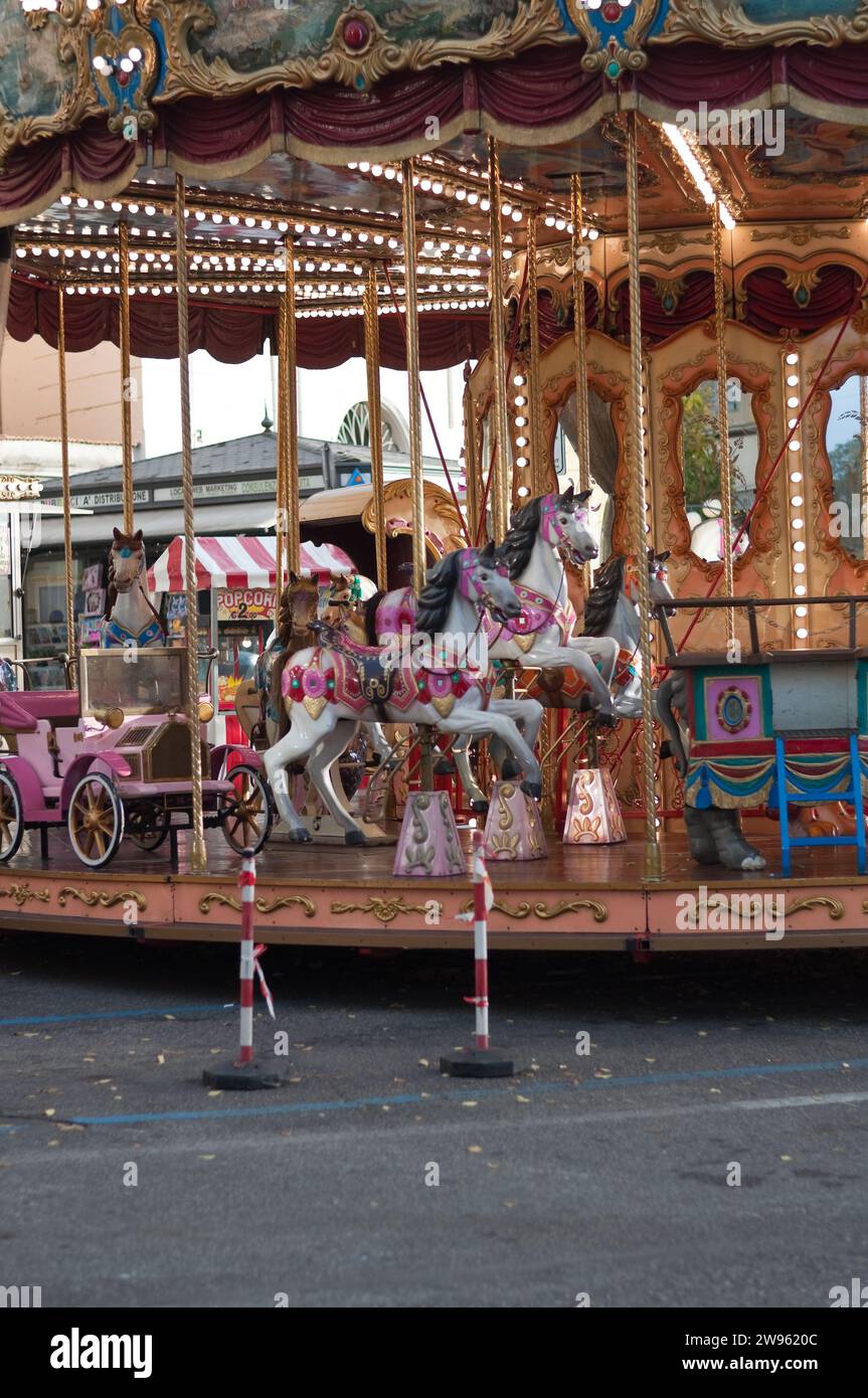 Carrousel joyeux à emporter Banque D'Images