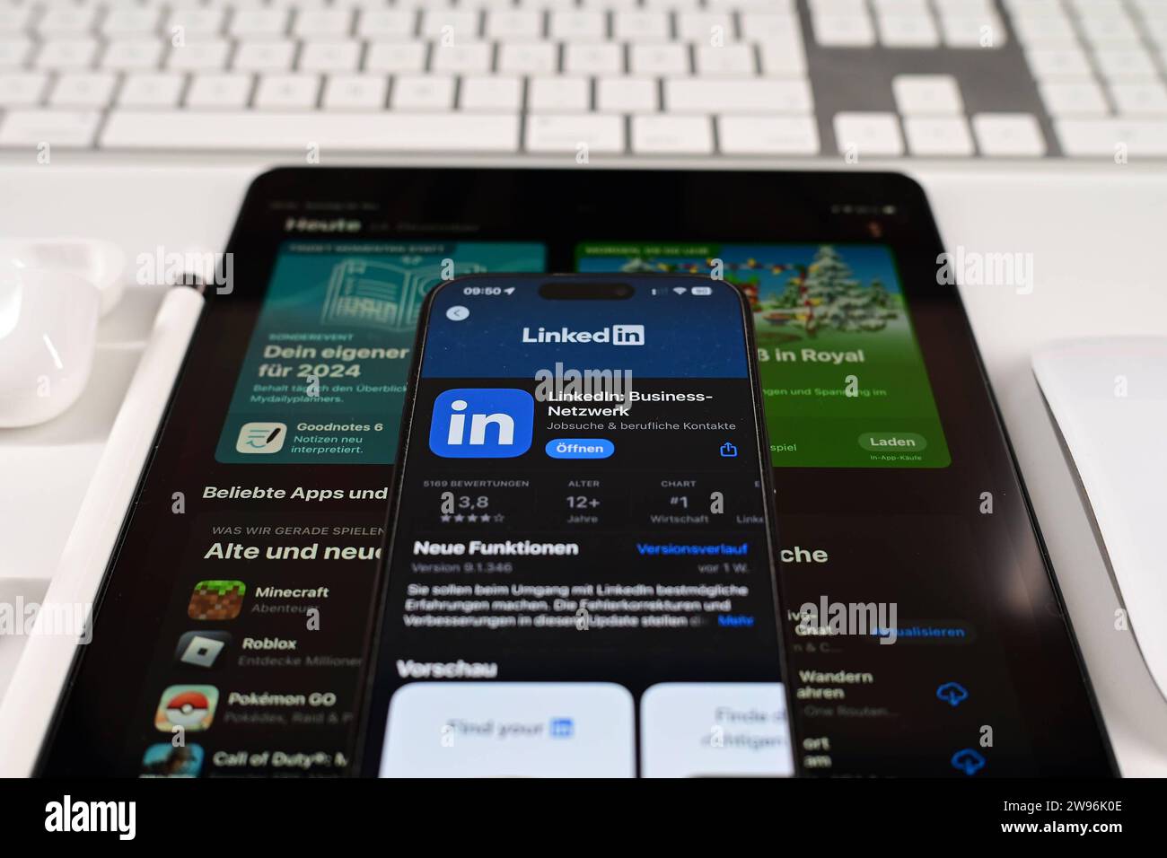 Stock- und Symbolbilder I 24.12.2023 LinkedIn Inc., Geschäftskontakte ...