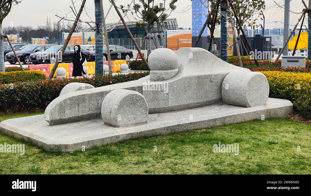 SHANGHAI, CHINE - 23 DÉCEMBRE 2023 - Une vue générale du circuit international de Shanghai au JUSS Sports Centre, où le Grand Pr chinois de formule 1 Banque D'Images