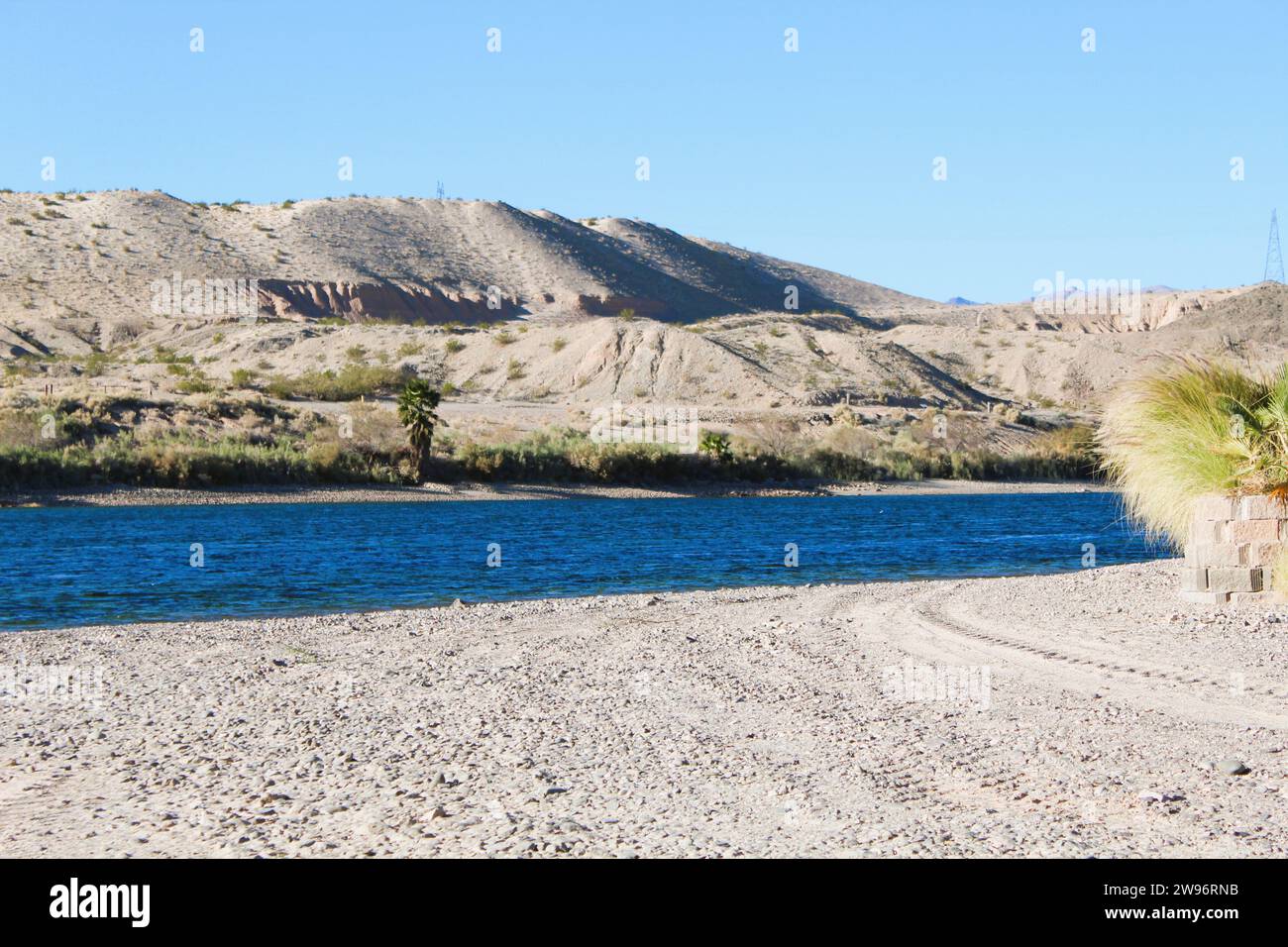 Colorado River, Bullhead City, Az et Laughlin, NV Banque D'Images