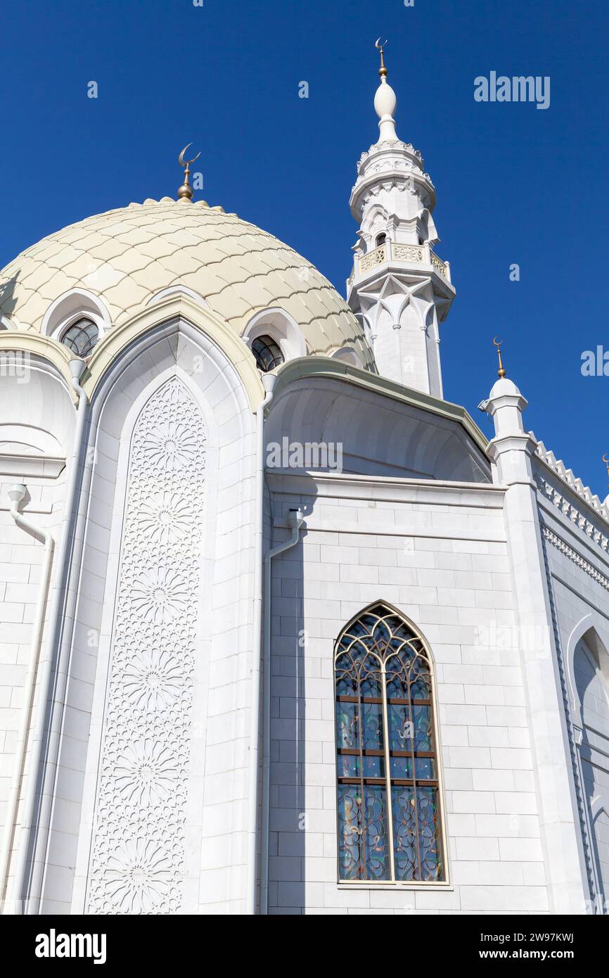 Extérieur de la Mosquée blanche de la réserve historique et architecturale de l'État de Bolgar. District de Spassky, République du Tatarstan Banque D'Images