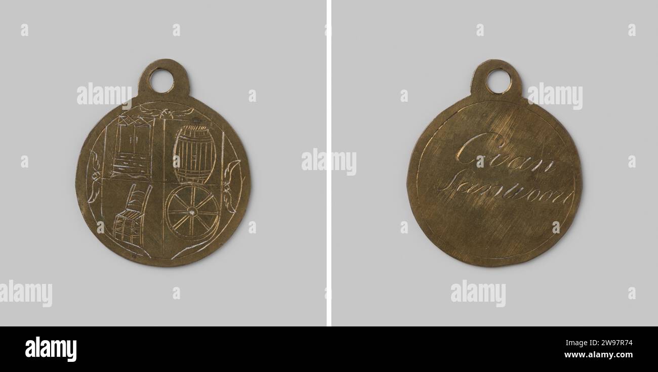 MÉDAILLE JETON ACADEMIE DE MEDECINE DE BELGIQUE ( 1840 ) RUE RICHER 12