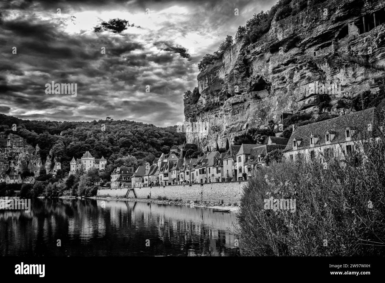 La Roque-Gageac, Dordogne, France. Septembre 2022 Banque D'Images