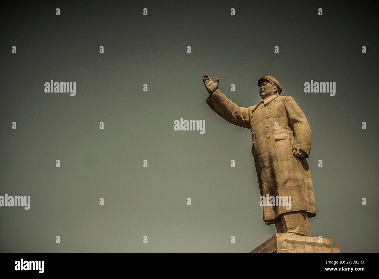 Statue de Mao Zedong. Banque D'Images