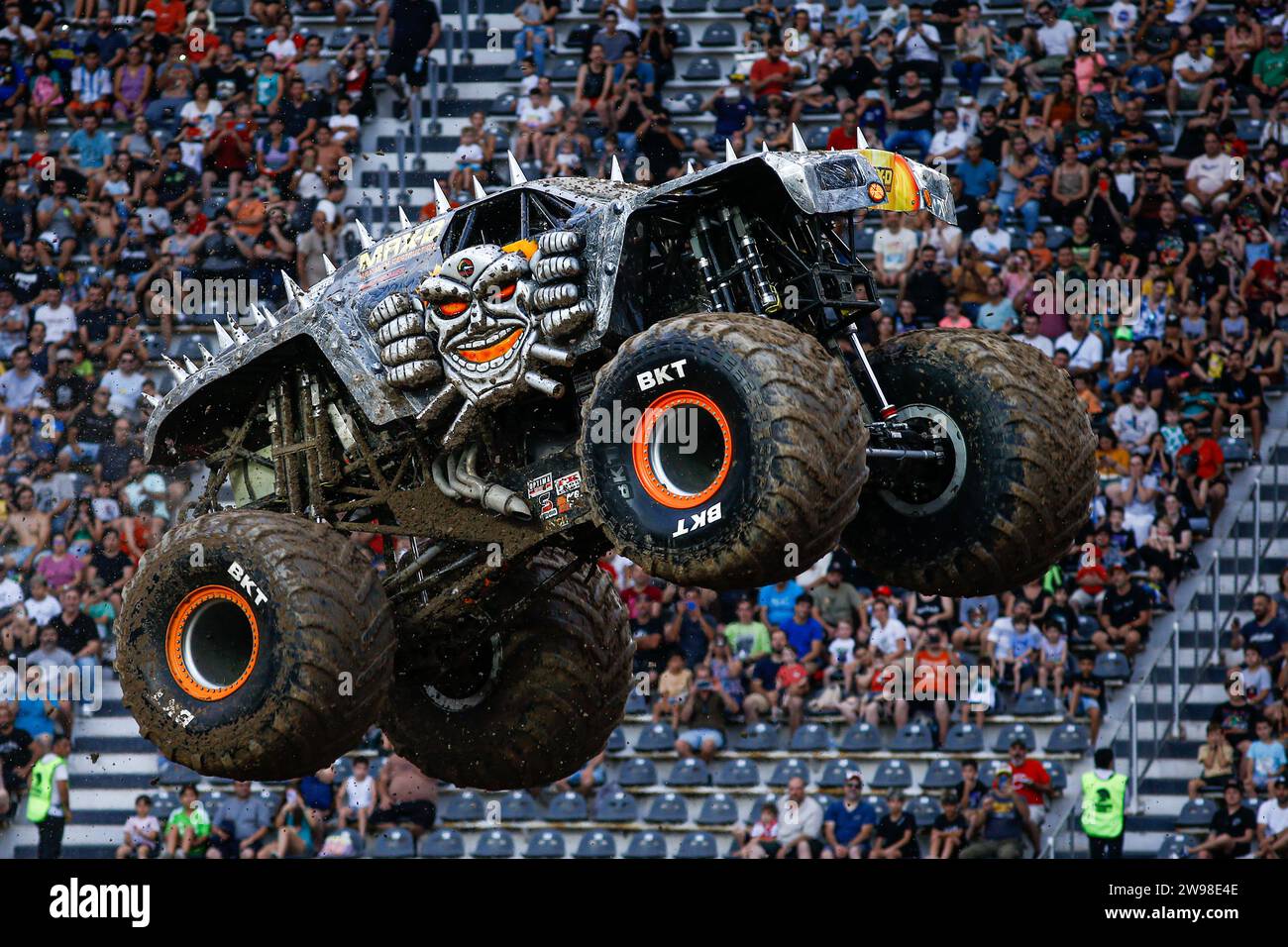 Monster trucks de Monsterjam à la Plata Buenos Aires Banque D'Images