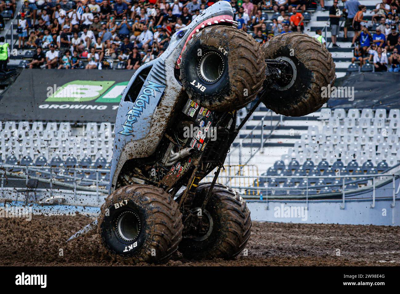 Monster trucks de Monsterjam à la Plata Buenos Aires Banque D'Images