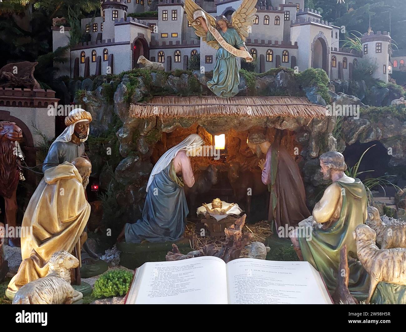 Weihnachtskrippen-Silikonformen 2er Set – Für Kerzen, Seife, Harz, Mit Jesus, Maria & Josef