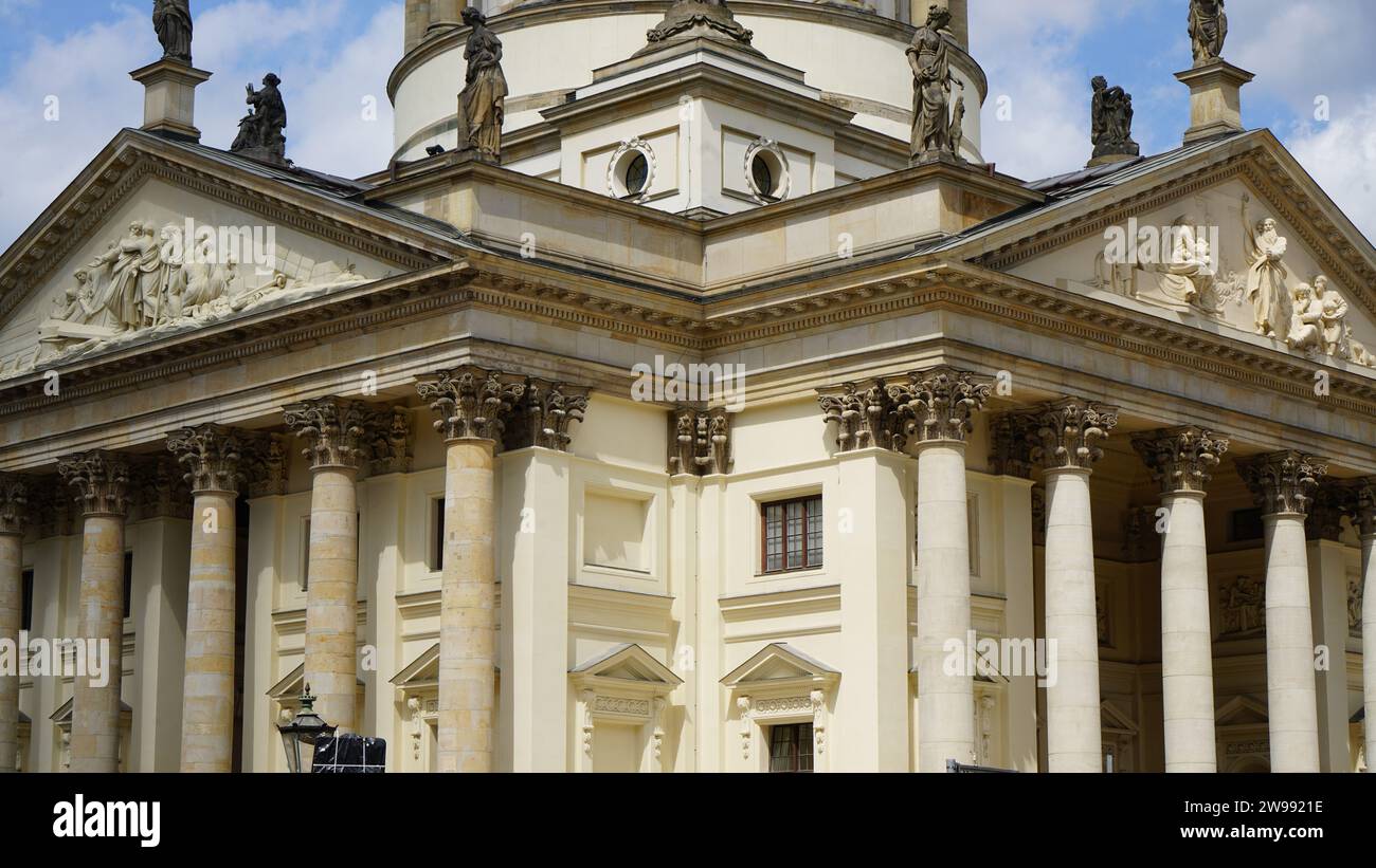 Une cathédrale allemande à Berlin en été 2023. Banque D'Images