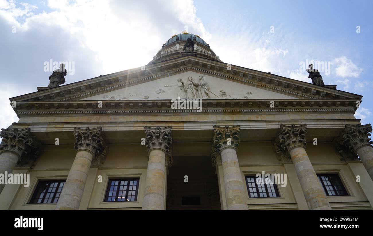 Une cathédrale française à Berlin en été 2023 Banque D'Images