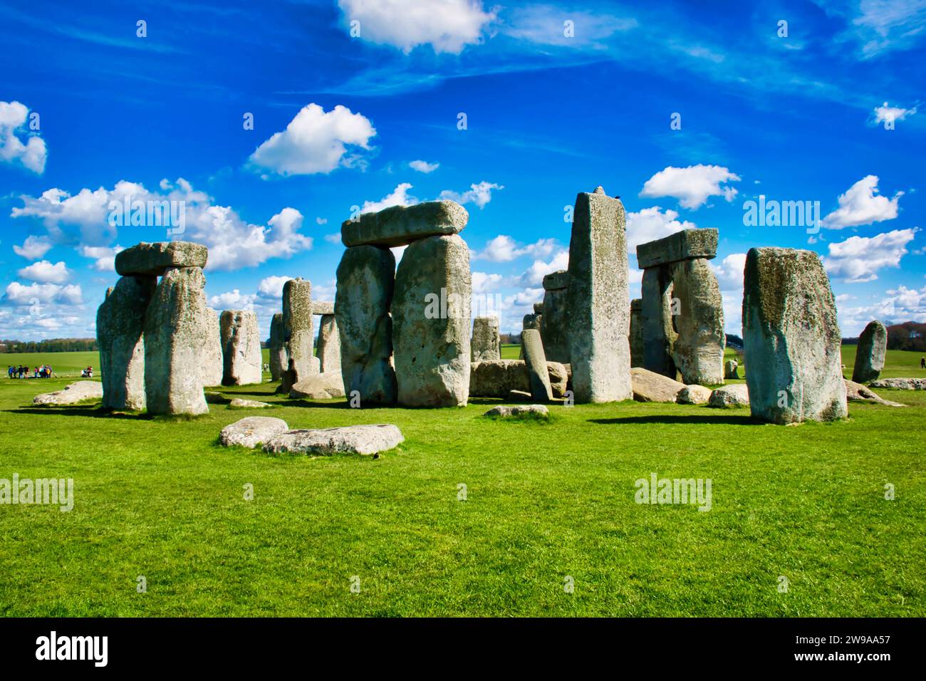 Stonehenge, site du patrimoine mondial de l'UNESCO Banque D'Images