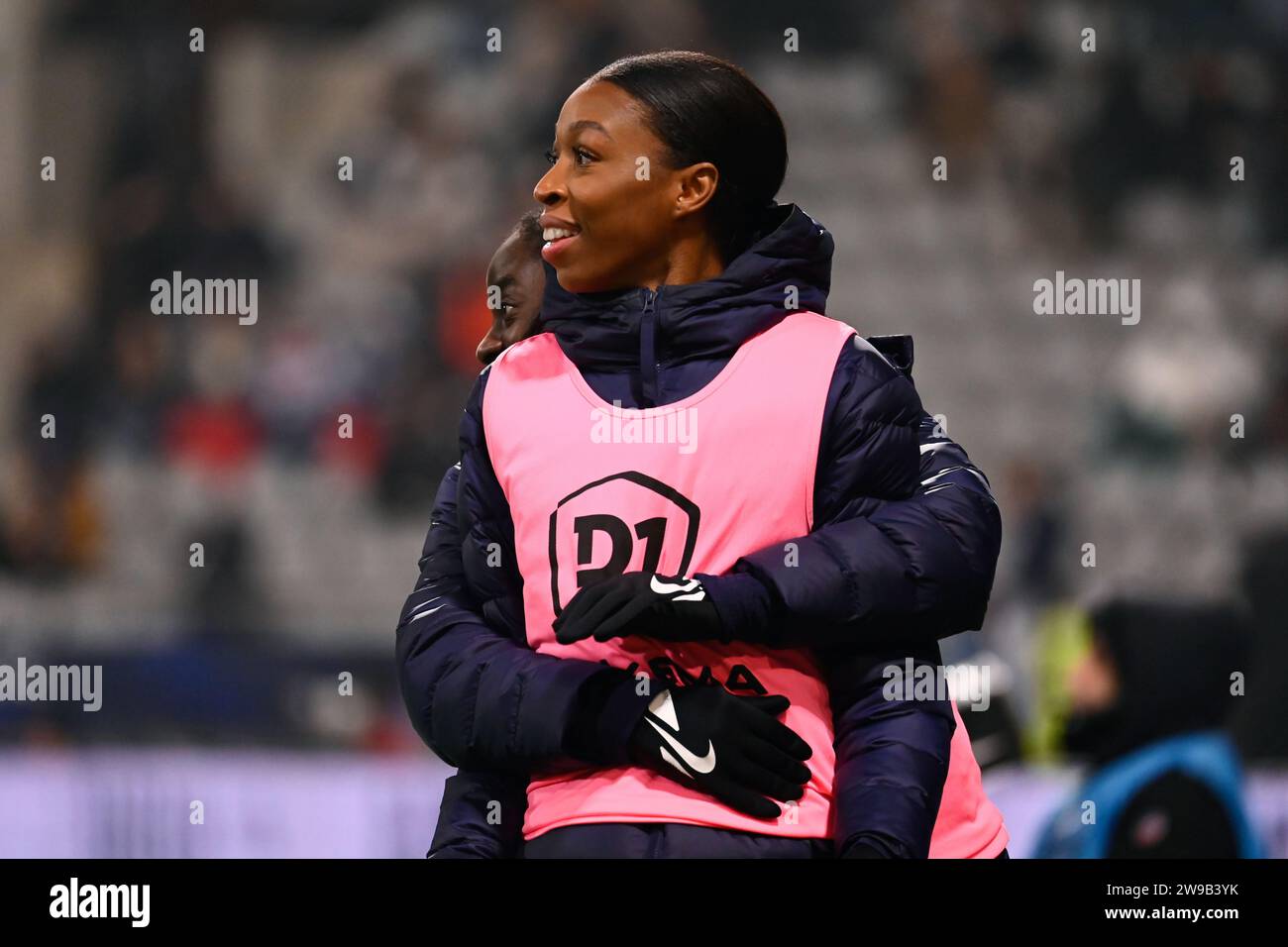 Julien Mattia / le Pictorium - Paris Saint Germain (PSG) vs Paris FC - 17/12/2023 - France / Ile-de-France (région) / Paris - Grace Geyoro lors de la Journée Arkema 11 de Ligue 1 entre le PFC et le PSG au Stade Charlety, le 17 décembre 2023 Banque D'Images