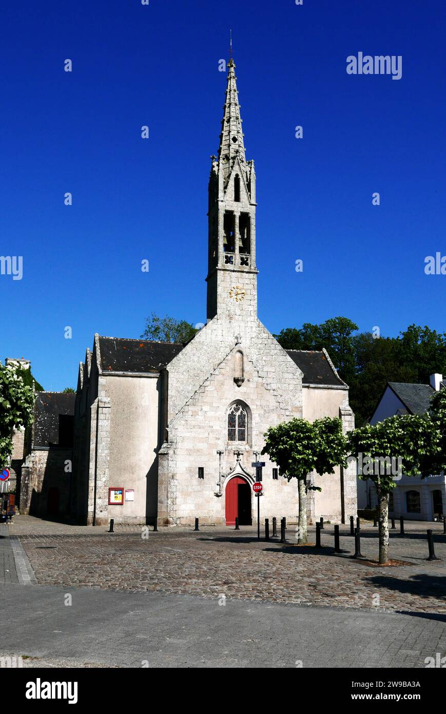 Eglise Saint Thomas Becket, Benodet, Finistère, Bretagne, France, Europe Banque D'Images