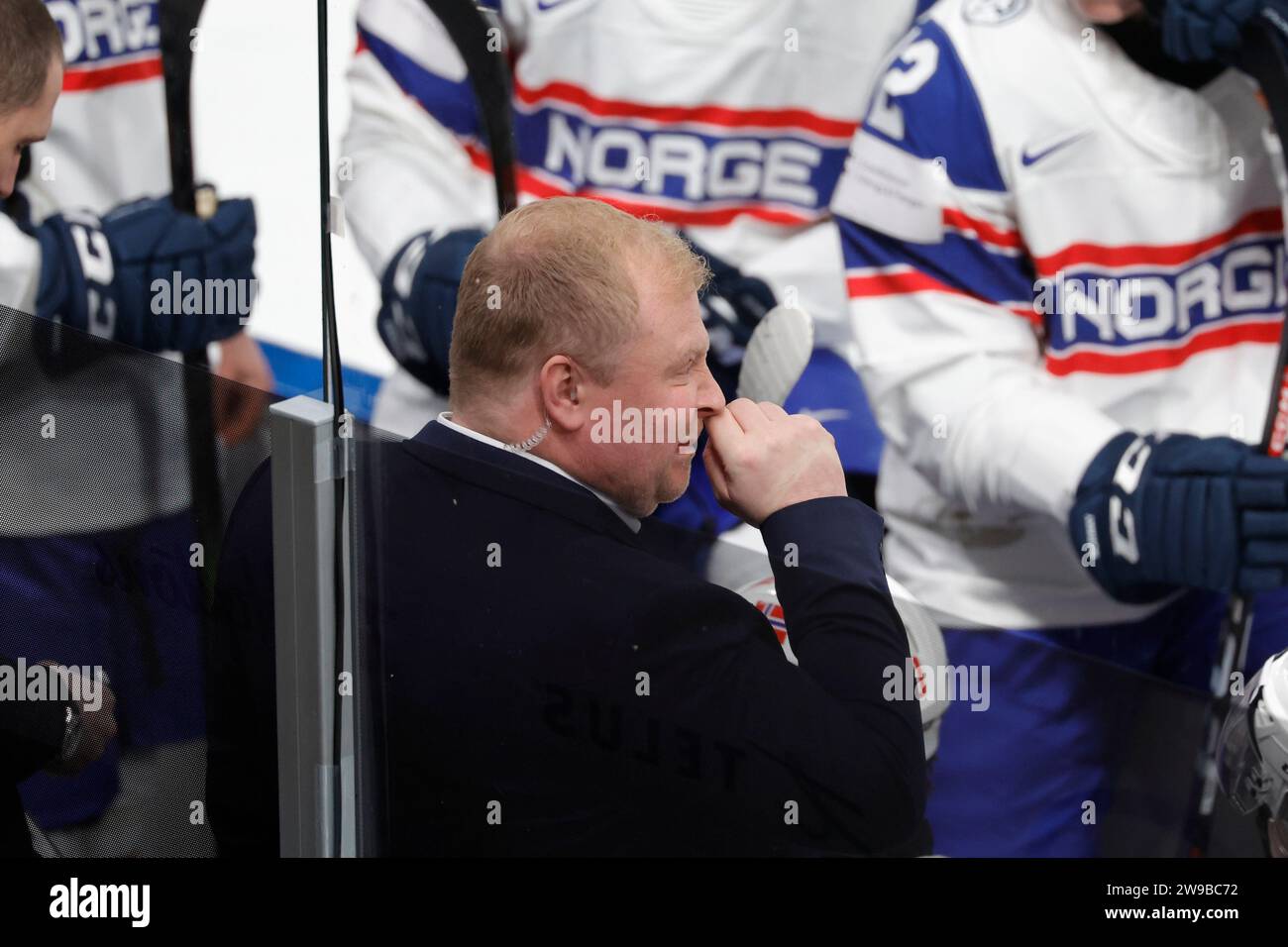 CHAMPIONNAT DU MONDE IIHF 2324 ÉtatsUnis NORVÈGE 20231226 entraîneur