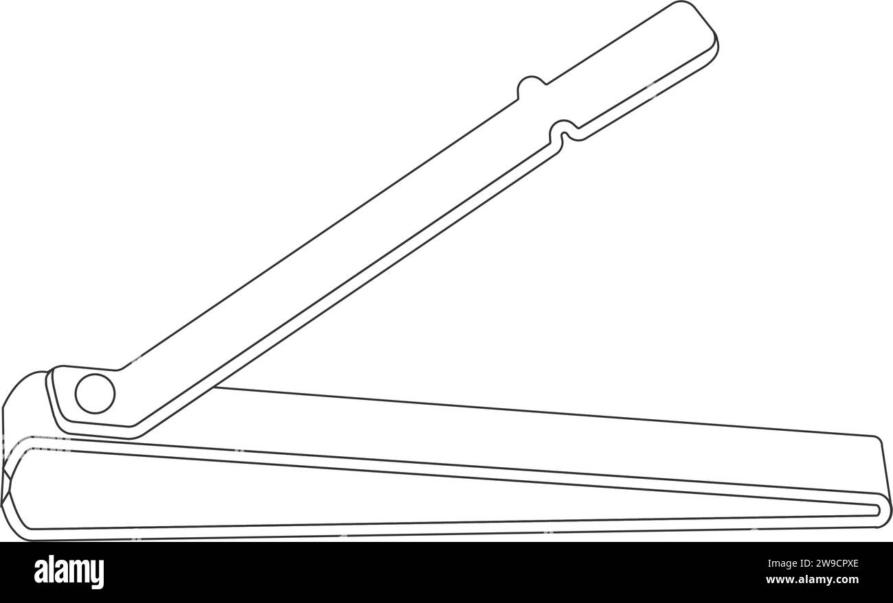 conception d'illustration vectorielle d'icône de coupe-ongles Illustration de Vecteur