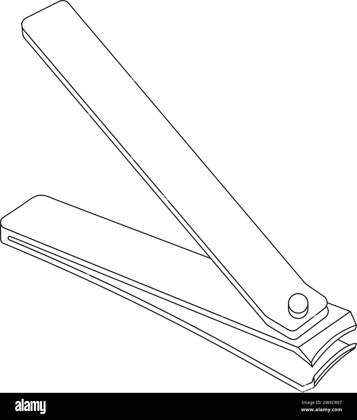 conception d'illustration vectorielle d'icône de coupe-ongles Illustration de Vecteur