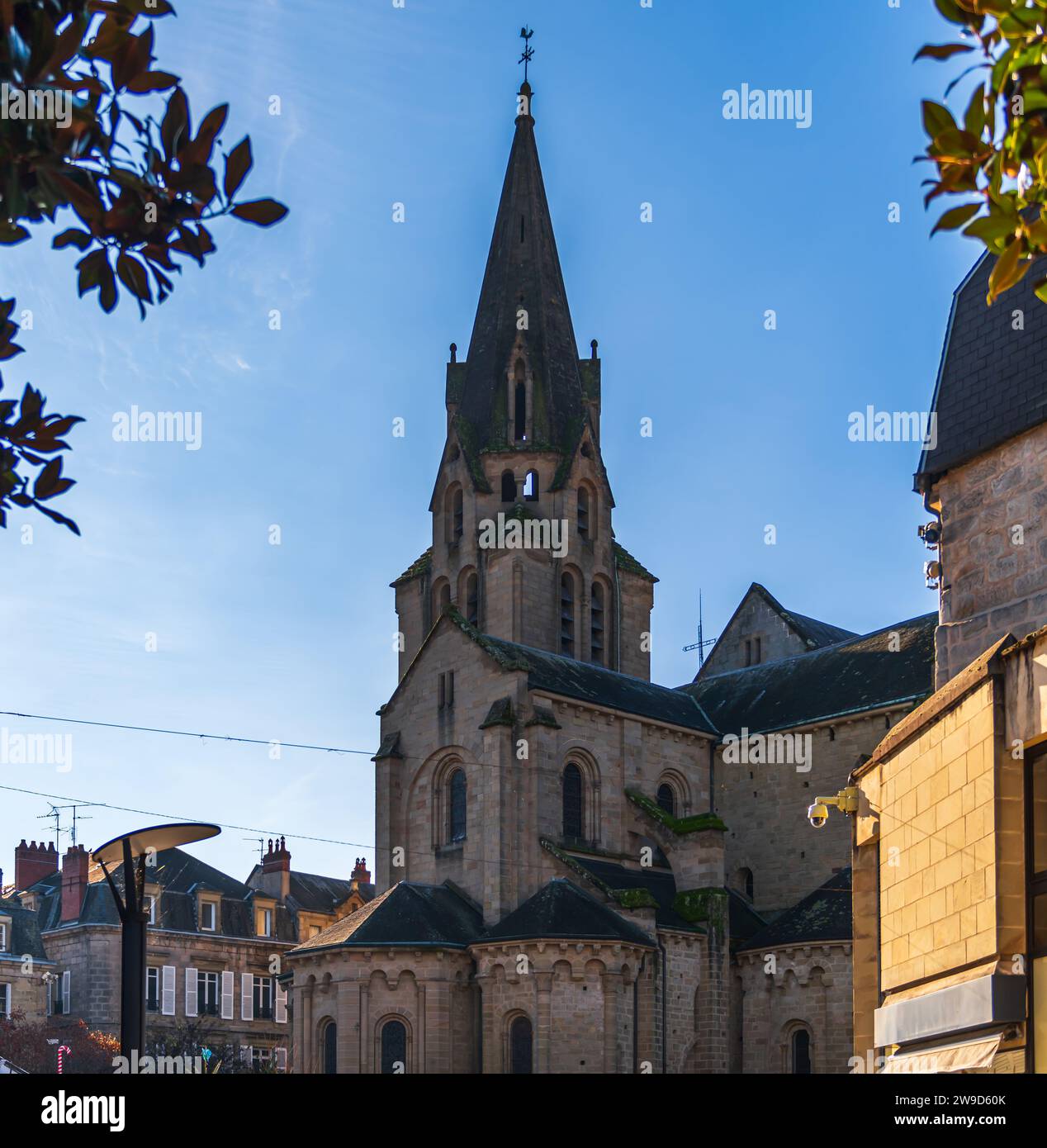 Collégiale Saint Martin, Brive la Gaillarde, Corrèze, Nouvelle-Aquitaine, France Banque D'Images