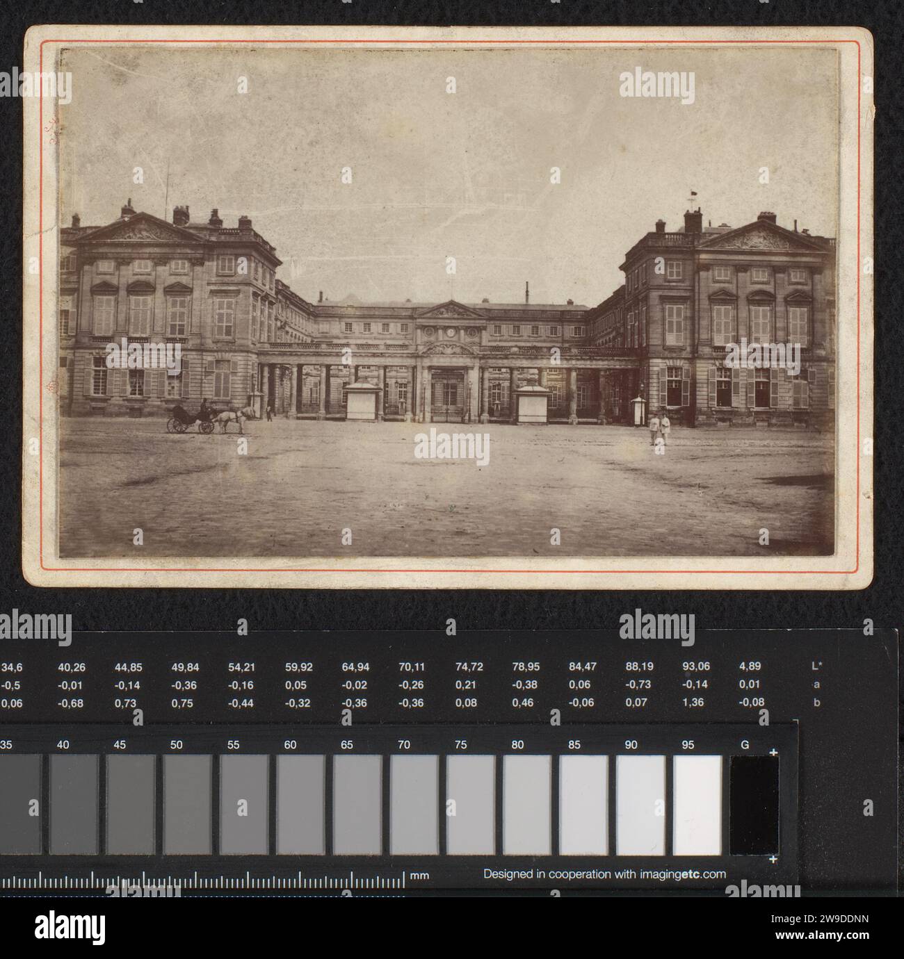 Château de Compiègne, A. Dupré, 1880 - 1900 photographie de cabinet papier baryté de Compiègne. Palais en carton Château de Compiègne Banque D'Images