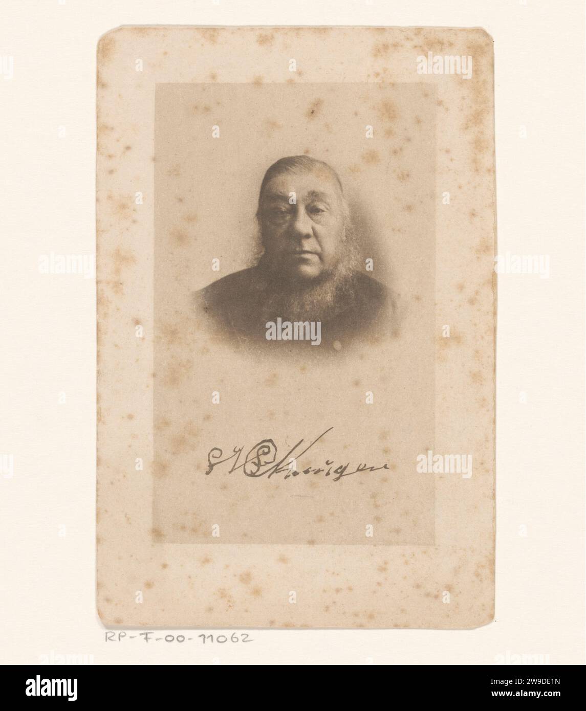 Portret Van Paul Kruger, anonyme, 1870 - 1904 papier d'impression photomécanique personnes historiques. président  chef de la république Banque D'Images