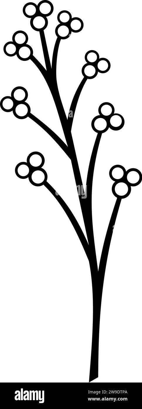 Séparateur de texte, bordure, bordure de texte, noir avec fond transparent Illustration de Vecteur