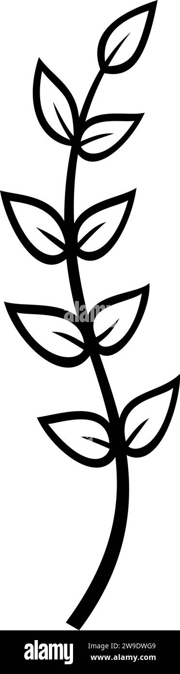 Séparateur de texte, bordure, bordure de texte, noir avec fond transparent Illustration de Vecteur