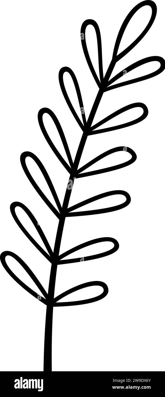 Séparateur de texte, bordure, bordure de texte, noir avec fond transparent Illustration de Vecteur