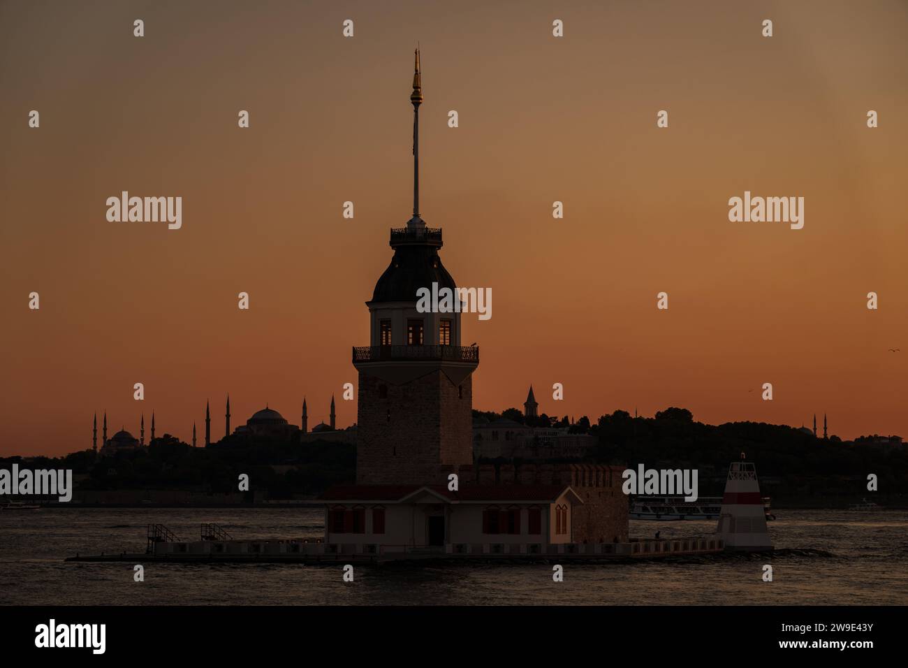 Tour de Maiden, Istanbul, Turkiye Banque D'Images