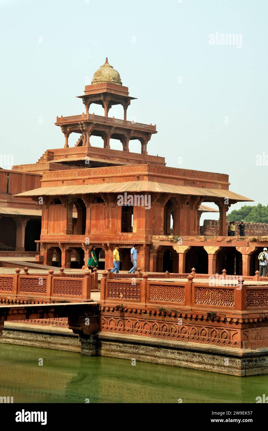 ANUP Talao & environs, un site du patrimoine mondial de l'UNESCO situé à Fatehpur Sikri, Uttar Pradesh, Inde Banque D'Images