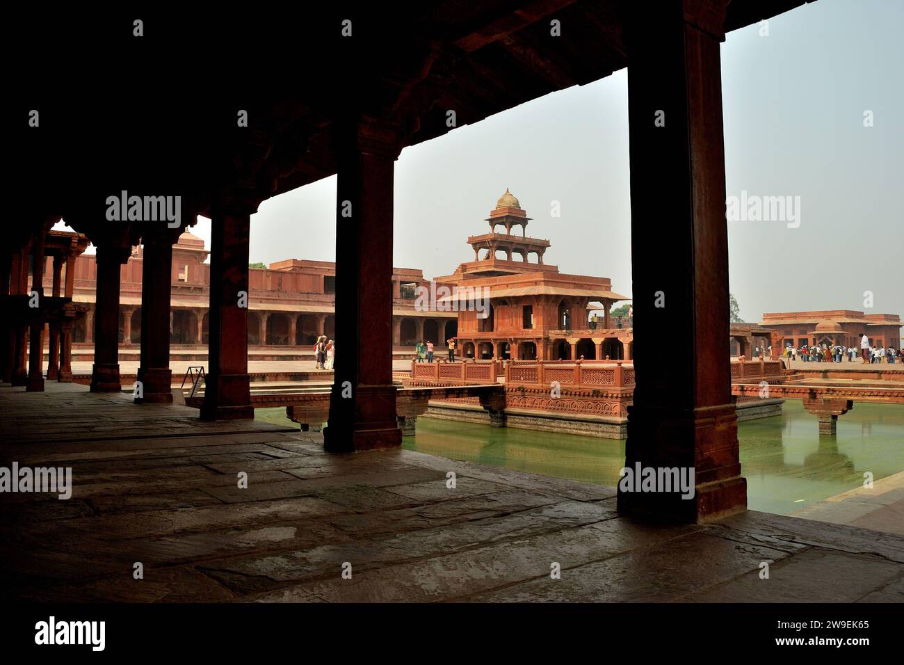 ANUP Talao & environs, un site du patrimoine mondial de l'UNESCO situé à Fatehpur Sikri, Uttar Pradesh, Inde Banque D'Images