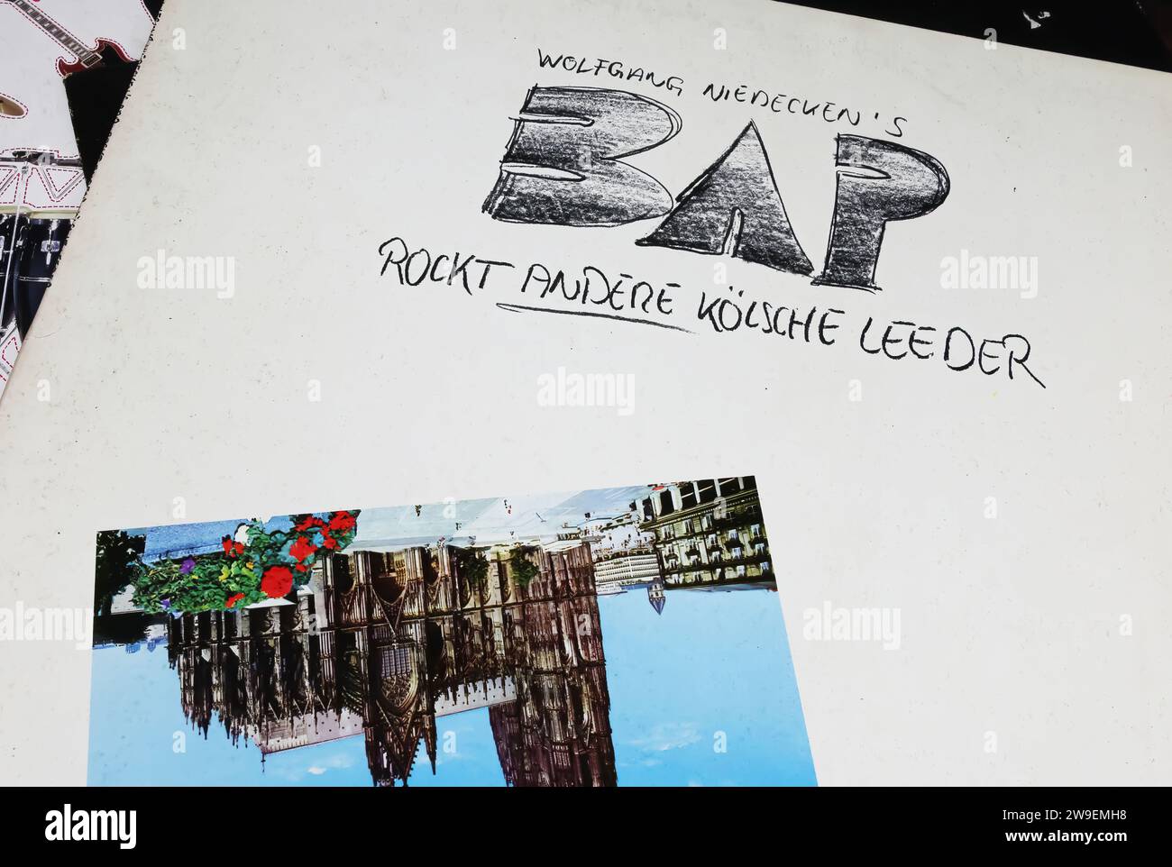 Viersen, Allemagne - mai 9. 2023 : gros plan de la reprise du disque vinyle du groupe de rock allemand le plus populaire BAP de Cologne Banque D'Images