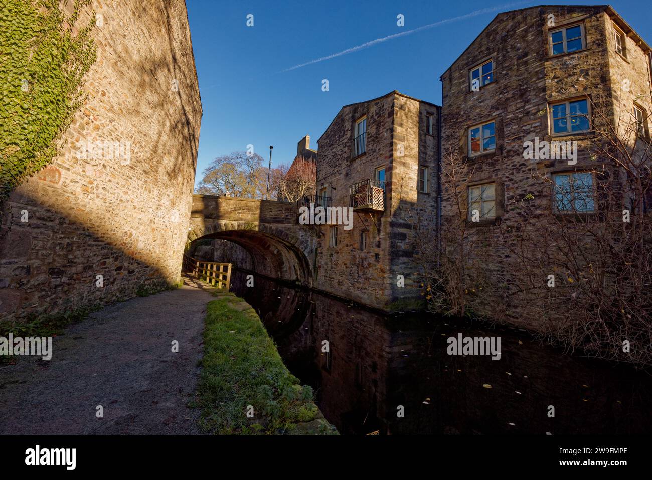 Springs Branch Canal Skipton Banque D'Images