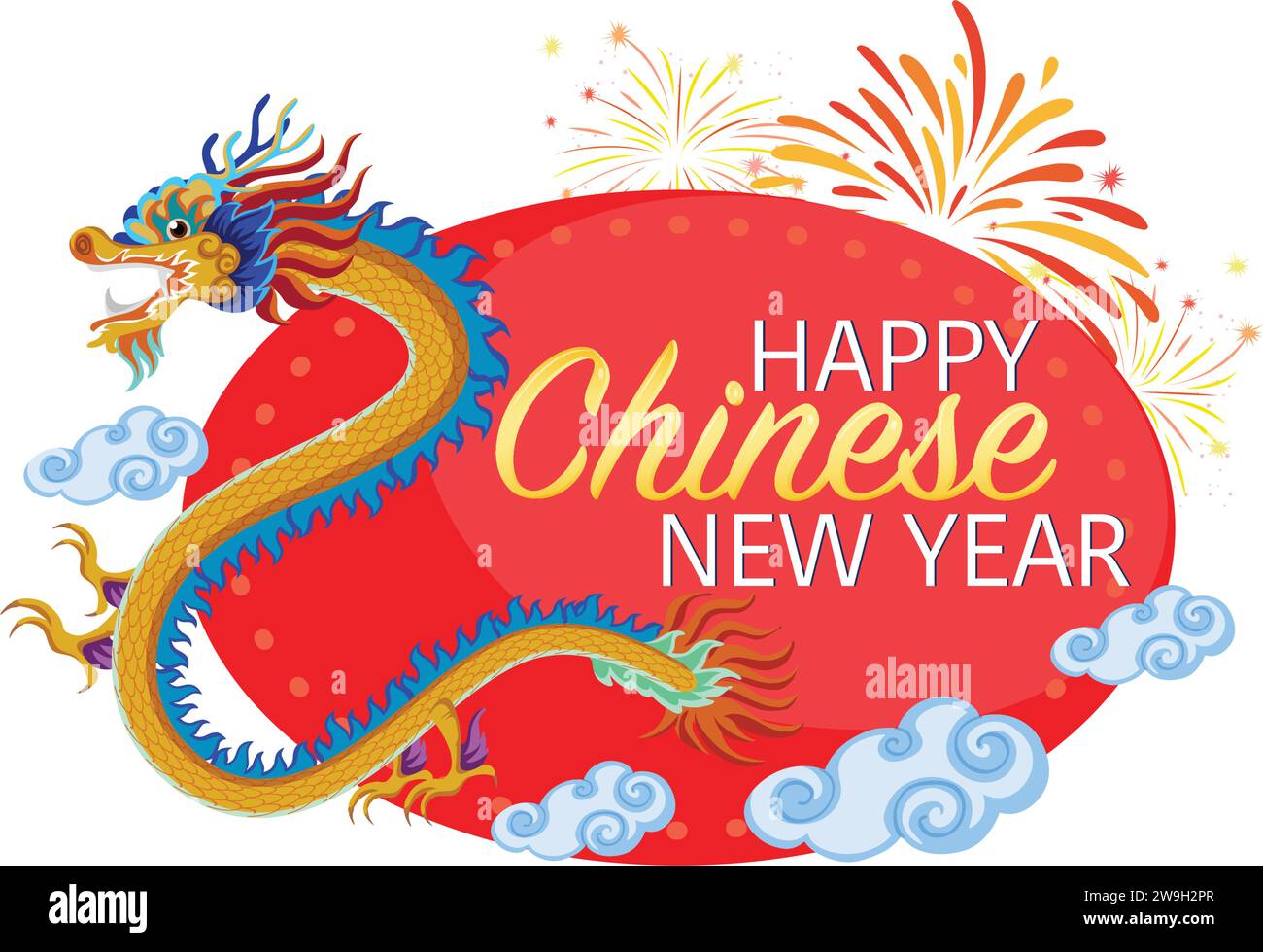 Joyeux Nouvel An chinois Illustration de Vecteur