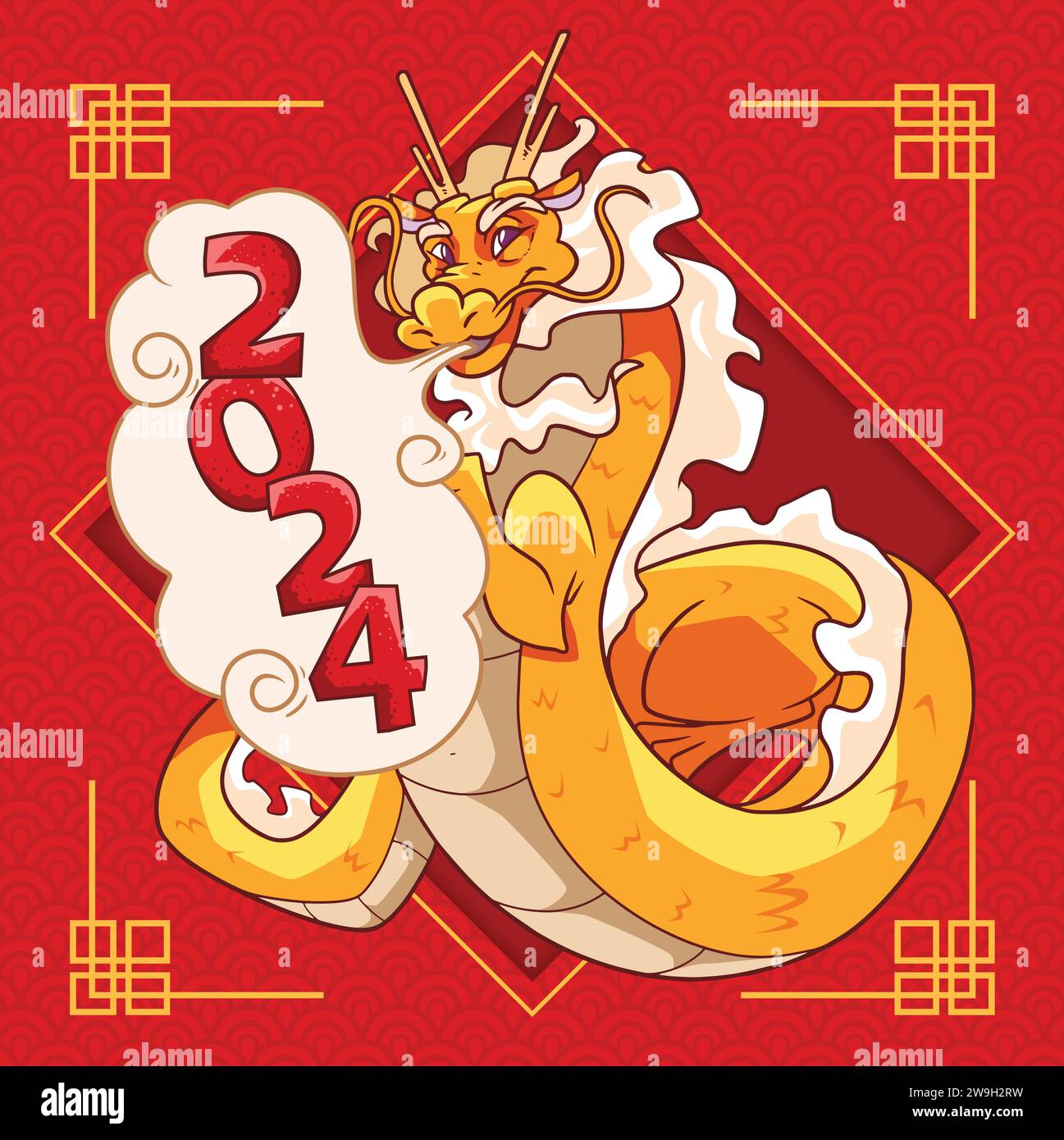 Le festival du Nouvel an chinois Illustration de Vecteur