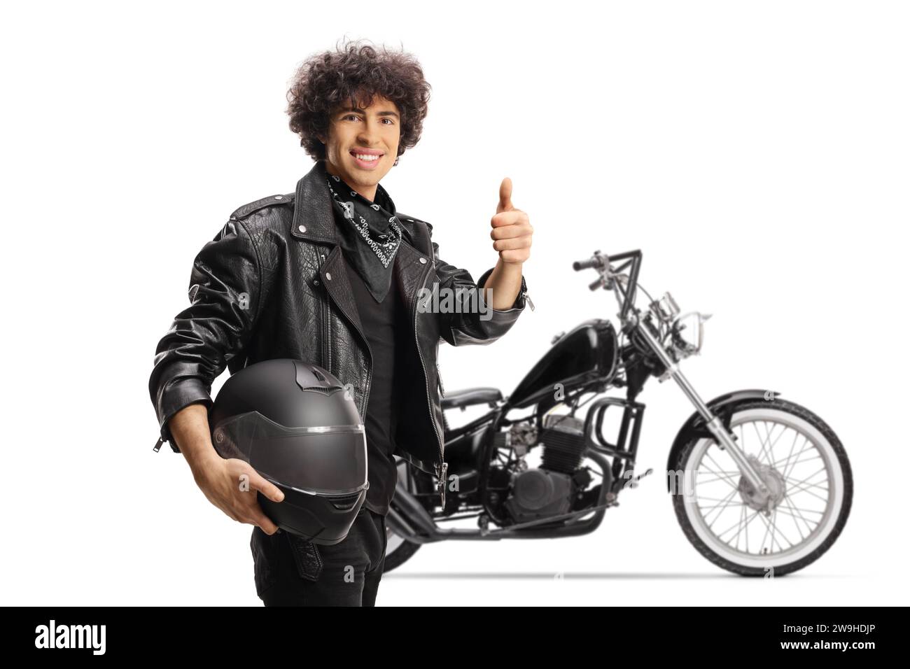 Motard cuir Banque de photographies et d�??images ?� haute r?�solution - Alamy
